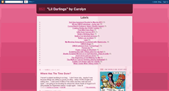 Desktop Screenshot of lildarlingsbycarolyn.blogspot.com