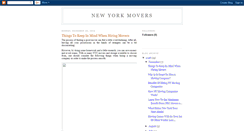 Desktop Screenshot of new-york-movers-company.blogspot.com