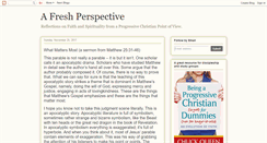 Desktop Screenshot of afreshperspective-chuck.blogspot.com