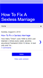 Mobile Screenshot of fix-a-sexless-marriage.blogspot.com