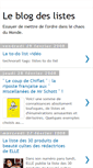 Mobile Screenshot of leblogdeslistes.blogspot.com