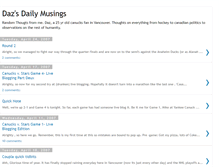 Tablet Screenshot of dazmusings.blogspot.com