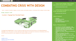 Desktop Screenshot of combatingcrisiswithdesign.blogspot.com