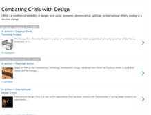 Tablet Screenshot of combatingcrisiswithdesign.blogspot.com