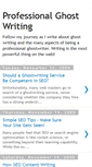 Mobile Screenshot of professionalghostwriting.blogspot.com