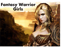 Tablet Screenshot of fantasywarriorgirls.blogspot.com