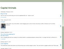 Tablet Screenshot of capitalanimals.blogspot.com