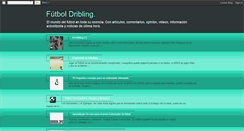 Desktop Screenshot of futboldribling.blogspot.com