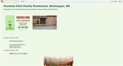 Desktop Screenshot of fountainparkfamilyrestaurant.blogspot.com