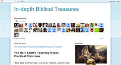 Desktop Screenshot of in-depthchristianstudies.blogspot.com