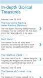 Mobile Screenshot of in-depthchristianstudies.blogspot.com