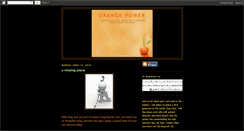 Desktop Screenshot of powerfulorange.blogspot.com