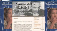 Desktop Screenshot of musique-de-films.blogspot.com