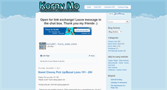 Desktop Screenshot of kornymo.blogspot.com