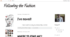 Desktop Screenshot of followingthefashion.blogspot.com