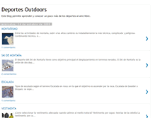 Tablet Screenshot of deportesoutdoors.blogspot.com