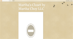 Desktop Screenshot of marthasclosetonline.blogspot.com