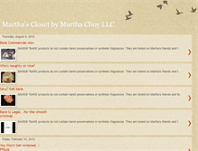 Tablet Screenshot of marthasclosetonline.blogspot.com