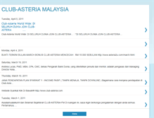 Tablet Screenshot of kelab-asteria.blogspot.com