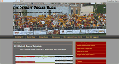 Desktop Screenshot of detroitsoccer.blogspot.com