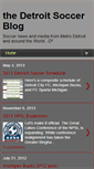 Mobile Screenshot of detroitsoccer.blogspot.com