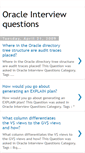 Mobile Screenshot of oracle-answers.blogspot.com