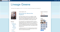 Desktop Screenshot of lineagegreene.blogspot.com