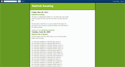 Desktop Screenshot of hattrickscouting.blogspot.com