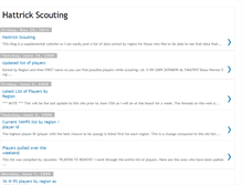 Tablet Screenshot of hattrickscouting.blogspot.com