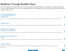 Tablet Screenshot of buddhism-eyes.blogspot.com