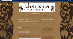 Desktop Screenshot of kharismaboutique.blogspot.com