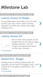 Mobile Screenshot of milestonelab.blogspot.com