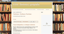 Desktop Screenshot of coa-historiaygeografia.blogspot.com