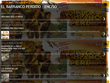 Tablet Screenshot of barrancoperdido.blogspot.com