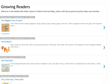 Tablet Screenshot of growingreaders2.blogspot.com