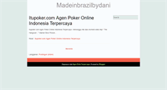 Desktop Screenshot of madeinbrazilbydani.blogspot.com