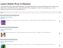 Tablet Screenshot of mobile-priceinpakistan.blogspot.com