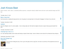 Tablet Screenshot of joshknowsbest.blogspot.com