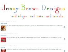 Tablet Screenshot of jennybrowndesigns.blogspot.com