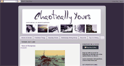 Desktop Screenshot of chaoticallyyours.blogspot.com