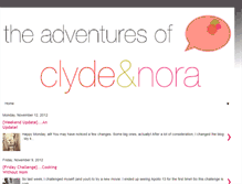 Tablet Screenshot of clydeandnora.blogspot.com