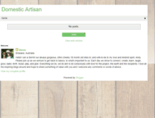 Tablet Screenshot of domesticartisan.blogspot.com