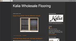 Desktop Screenshot of kaliawholesaleflooring.blogspot.com