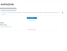 Tablet Screenshot of andrzejsuda.blogspot.com