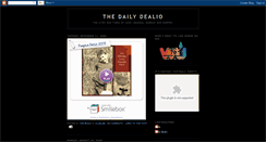 Desktop Screenshot of dailydealio.blogspot.com