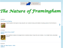 Tablet Screenshot of natureofframingham.blogspot.com