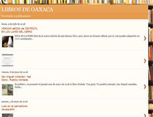 Tablet Screenshot of librosdeoaxaca.blogspot.com