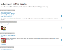 Tablet Screenshot of inbetweencoffeebreaks.blogspot.com