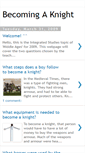 Mobile Screenshot of becomingaknight.blogspot.com