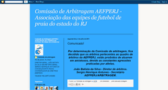 Desktop Screenshot of comissaodearbitragem.blogspot.com